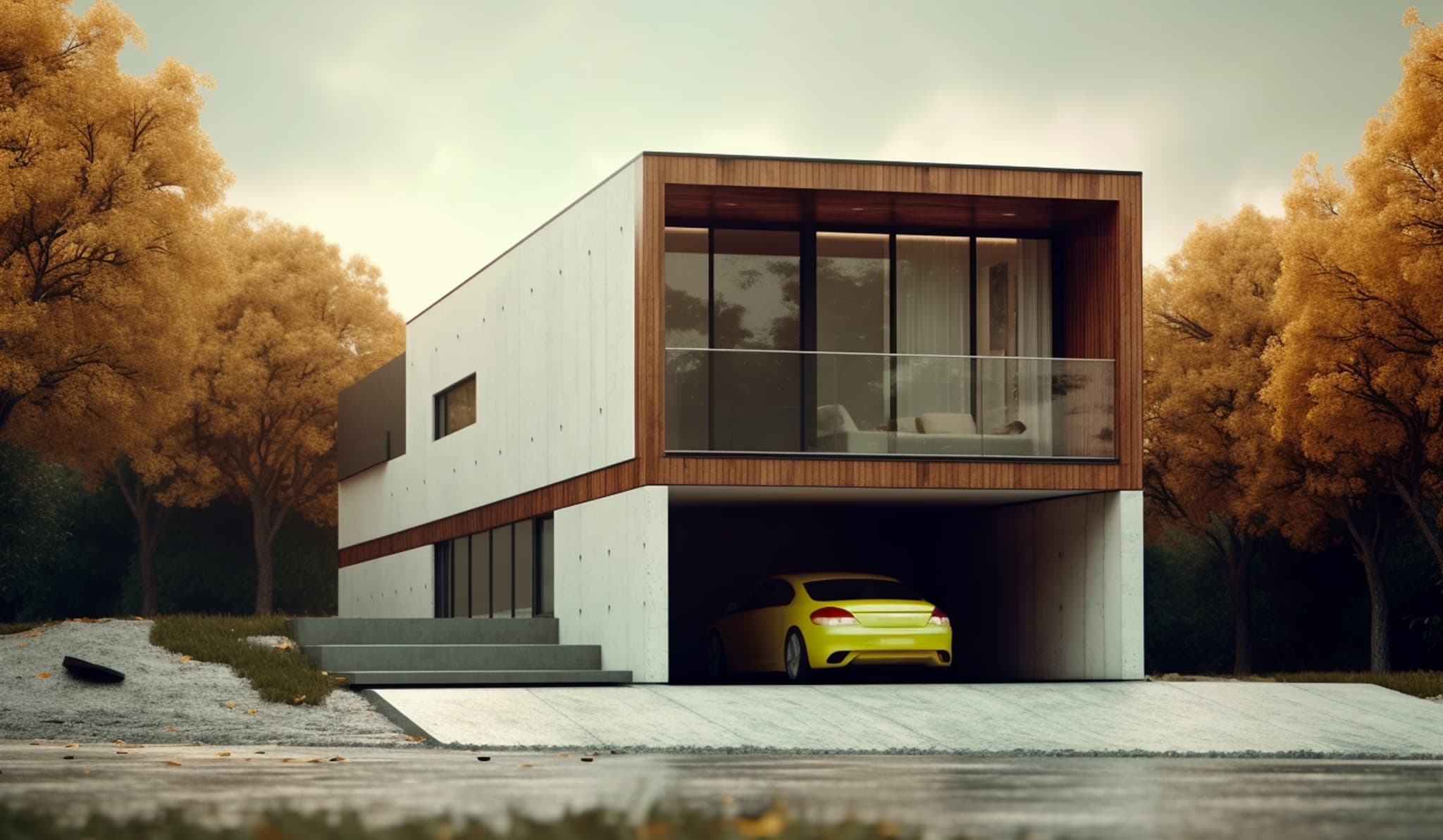 Modern real estate home